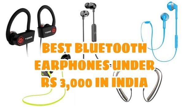 Best Bluetooth Earphones Under 3000 Rs